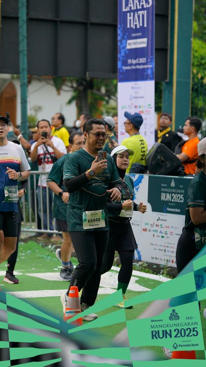 Race photo from Mangkunegaran Run 2025