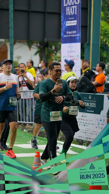 Race photo from Mangkunegaran Run 2025