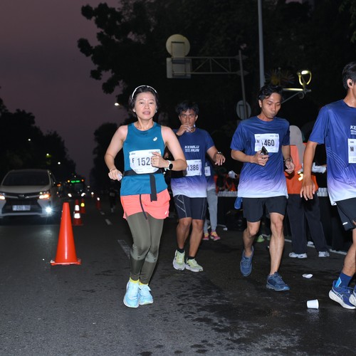 Race photo from KEMLU RUN 2026