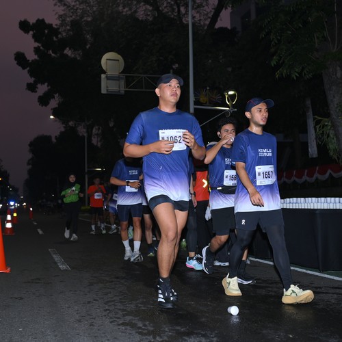 Race photo from KEMLU RUN 2026