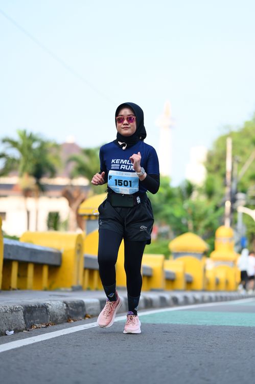 Race photo from KEMLU RUN 2025