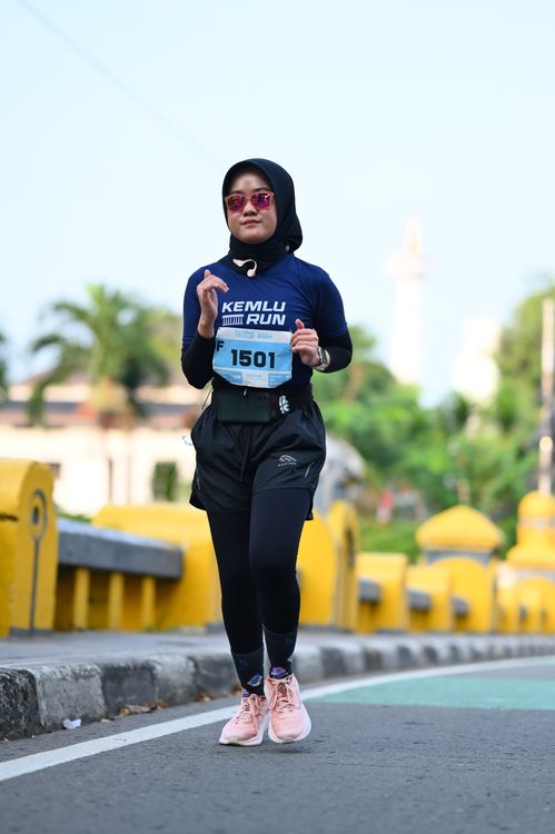 Race photo from KEMLU RUN 2025