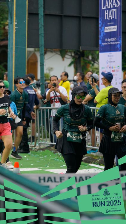 Race photo from Mangkunegaran Run 2025