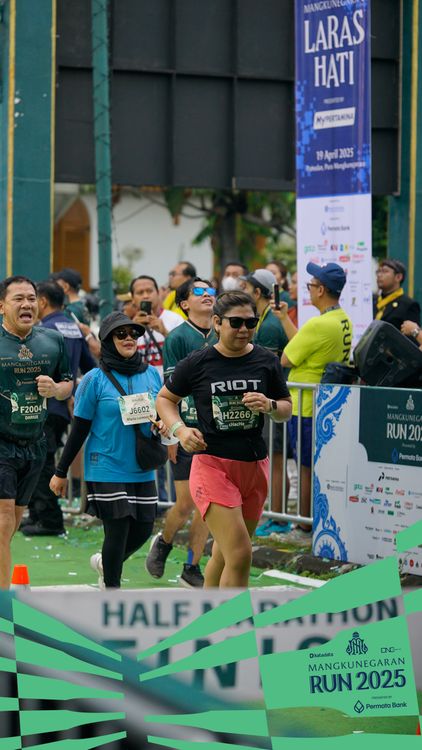 Race photo from Mangkunegaran Run 2025