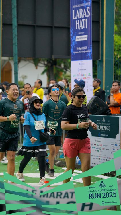 Race photo from Mangkunegaran Run 2025