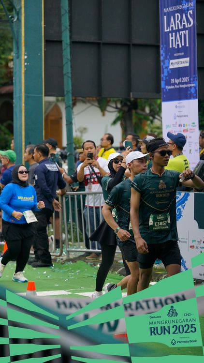 Race photo from Mangkunegaran Run 2025