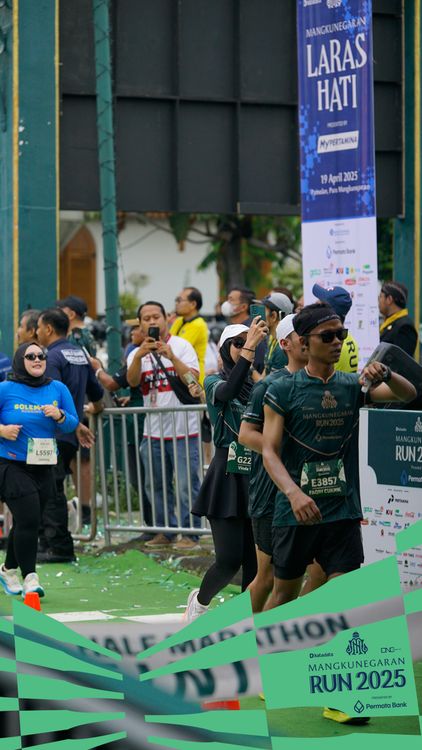Race photo from Mangkunegaran Run 2025