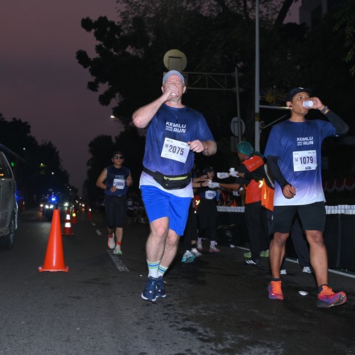 Race photo from KEMLU RUN 2026