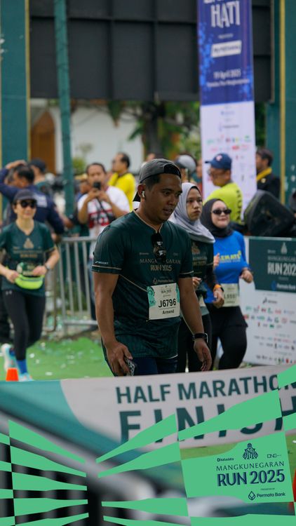 Race photo from Mangkunegaran Run 2025