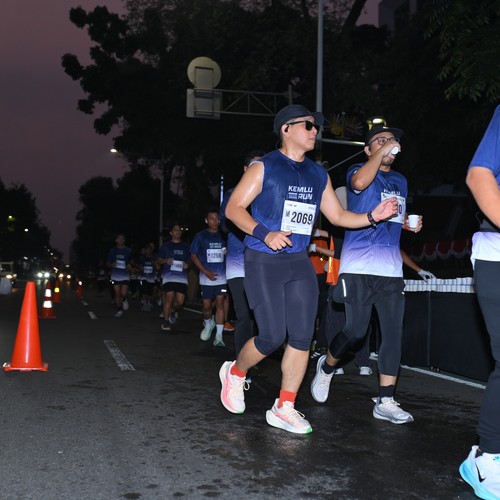 Race photo from KEMLU RUN 2026