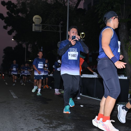 Race photo from KEMLU RUN 2026