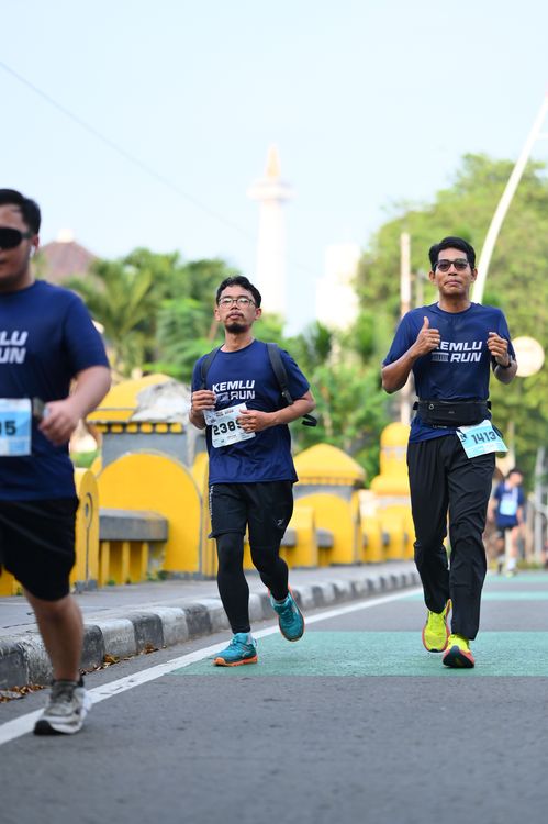 Race photo from KEMLU RUN 2025