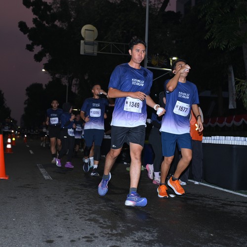 Race photo from KEMLU RUN 2026