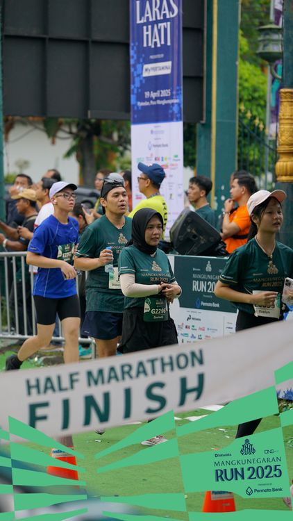 Race photo from Mangkunegaran Run 2025