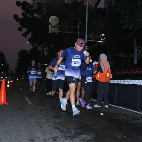 Race photo from KEMLU RUN 2026