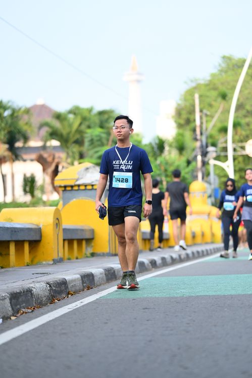 Race photo from KEMLU RUN 2025