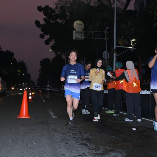 Race photo from KEMLU RUN 2026