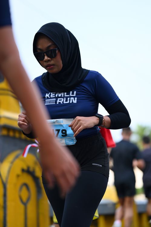 Race photo from KEMLU RUN 2025