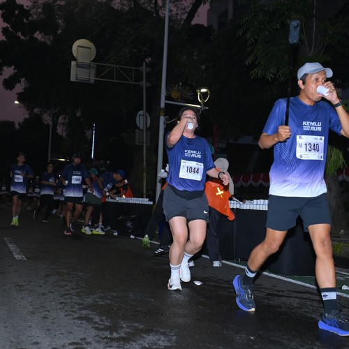 Race photo from KEMLU RUN 2026