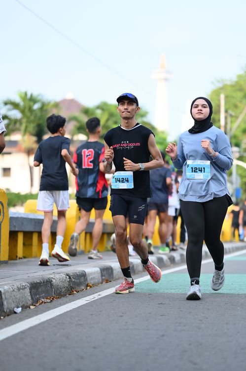 Race photo from KEMLU RUN 2025