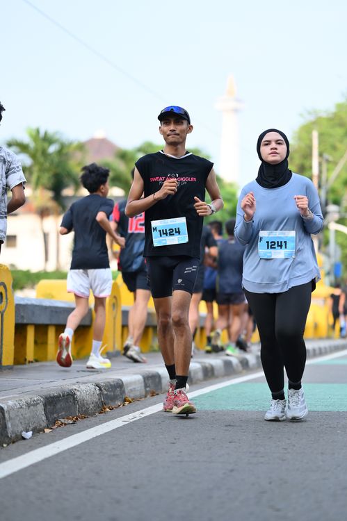 Race photo from KEMLU RUN 2025