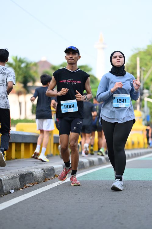 Race photo from KEMLU RUN 2025