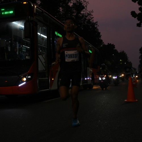 Race photo from KEMLU RUN 2026