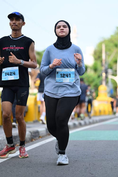 Race photo from KEMLU RUN 2025
