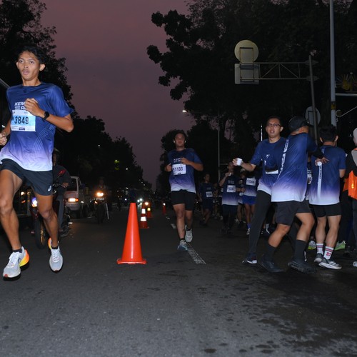 Race photo from KEMLU RUN 2026