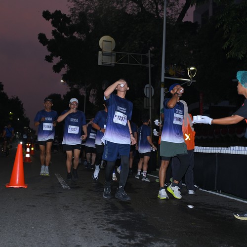 Race photo from KEMLU RUN 2026