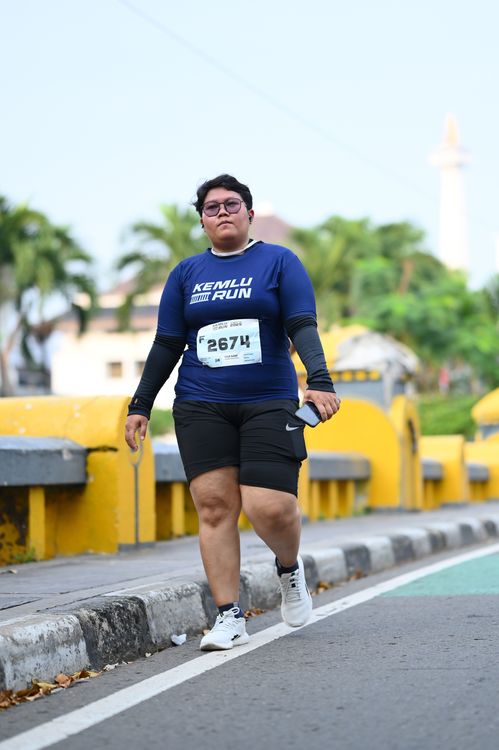 Race photo from KEMLU RUN 2025