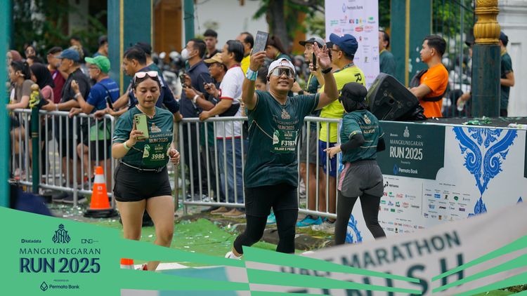 Race photo from Mangkunegaran Run 2025