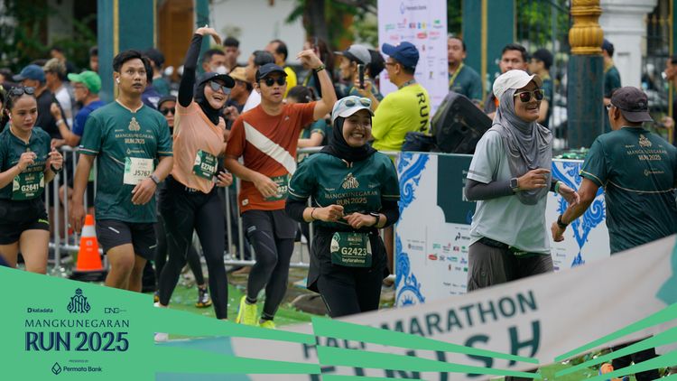 Race photo from Mangkunegaran Run 2025