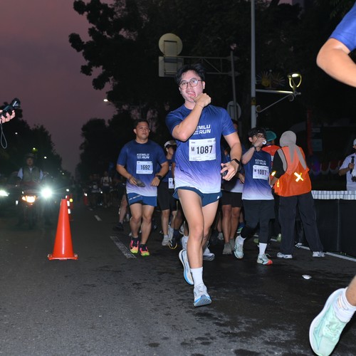 Race photo from KEMLU RUN 2026