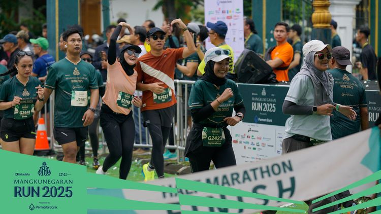 Race photo from Mangkunegaran Run 2025