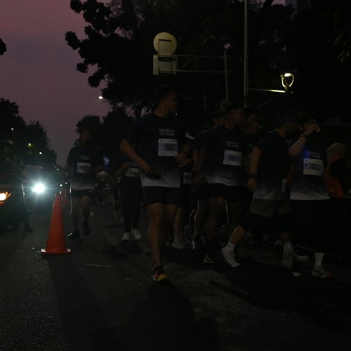 Race photo from KEMLU RUN 2026
