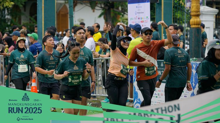 Race photo from Mangkunegaran Run 2025