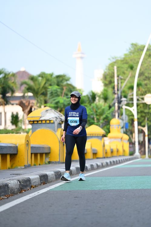 Race photo from KEMLU RUN 2025