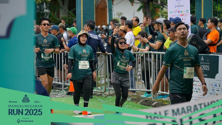 Race photo from Mangkunegaran Run 2025