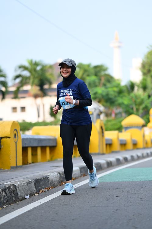 Race photo from KEMLU RUN 2025