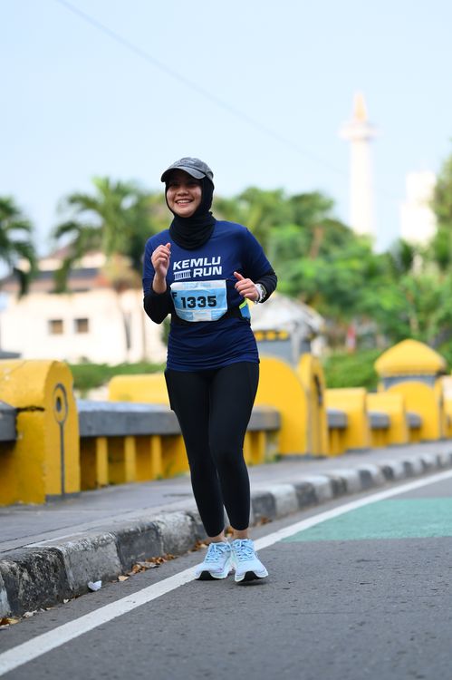 Race photo from KEMLU RUN 2025