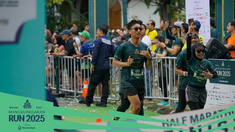 Race photo from Mangkunegaran Run 2025