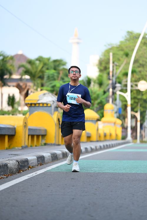 Race photo from KEMLU RUN 2025