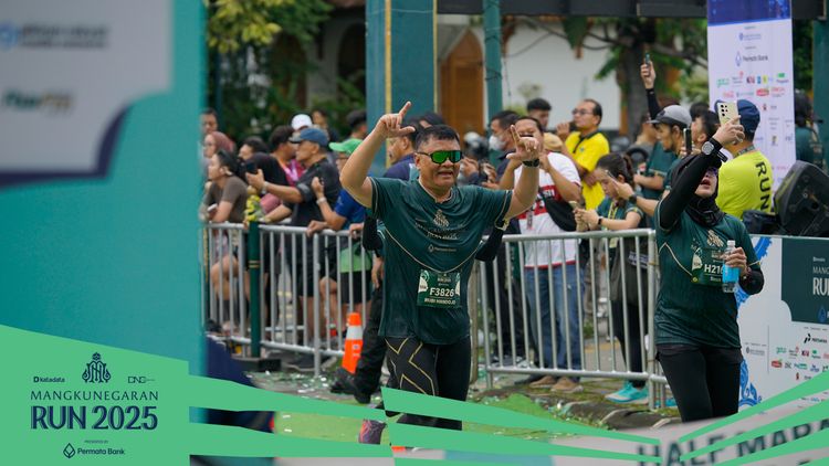 Race photo from Mangkunegaran Run 2025