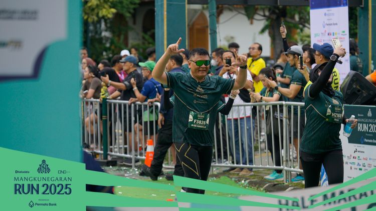 Race photo from Mangkunegaran Run 2025