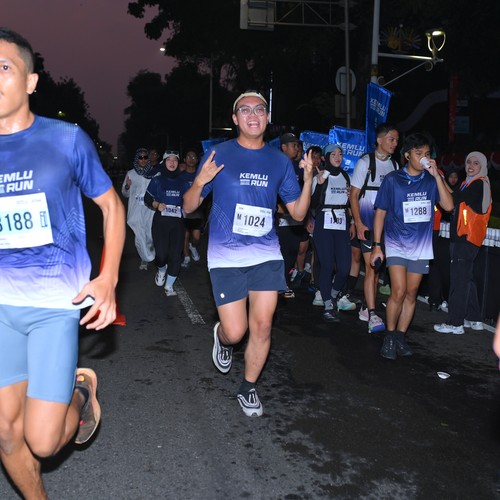 Race photo from KEMLU RUN 2026