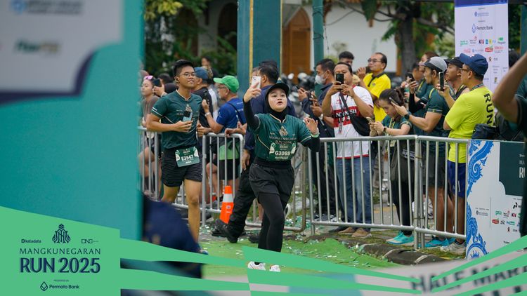 Race photo from Mangkunegaran Run 2025