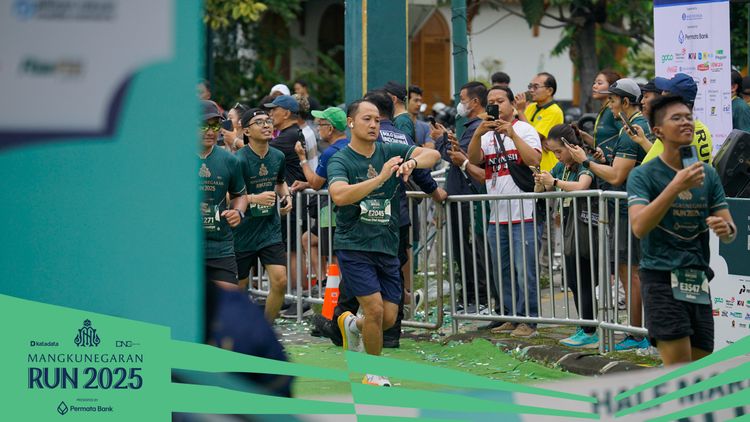Race photo from Mangkunegaran Run 2025
