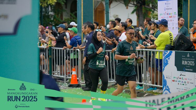 Race photo from Mangkunegaran Run 2025