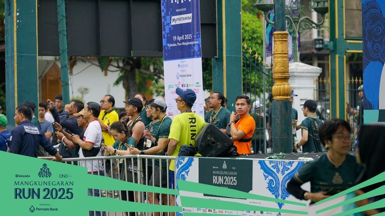 Race photo from Mangkunegaran Run 2025